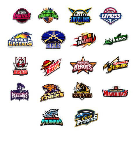 cricket team names with logo